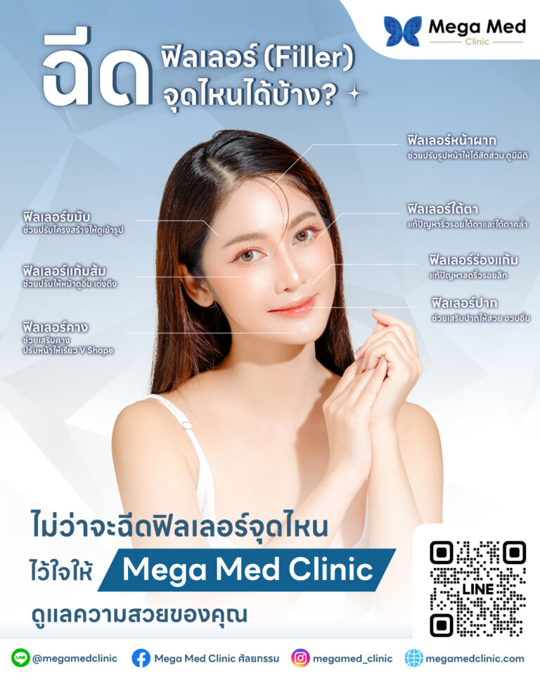 ฟิลเลอร์ (Filler) เติมเต็มผิว เพิ่มมิติ ให้ใบหน้าดูอ่อนเยาว์อย่างเป็นธรรมชาติ