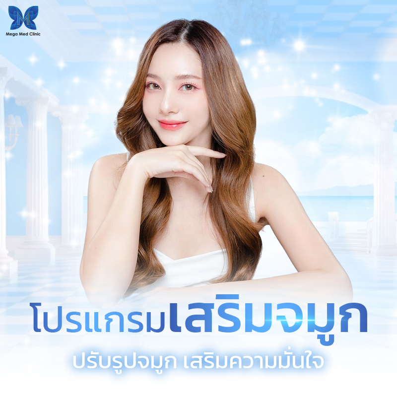 เสริมจมูก เมก้า เมด คลินิก